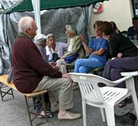 Concours de p�tanque � Archail (04)