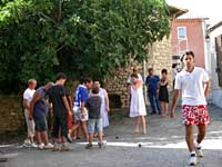 Concours de p�tanque � Archail (04)